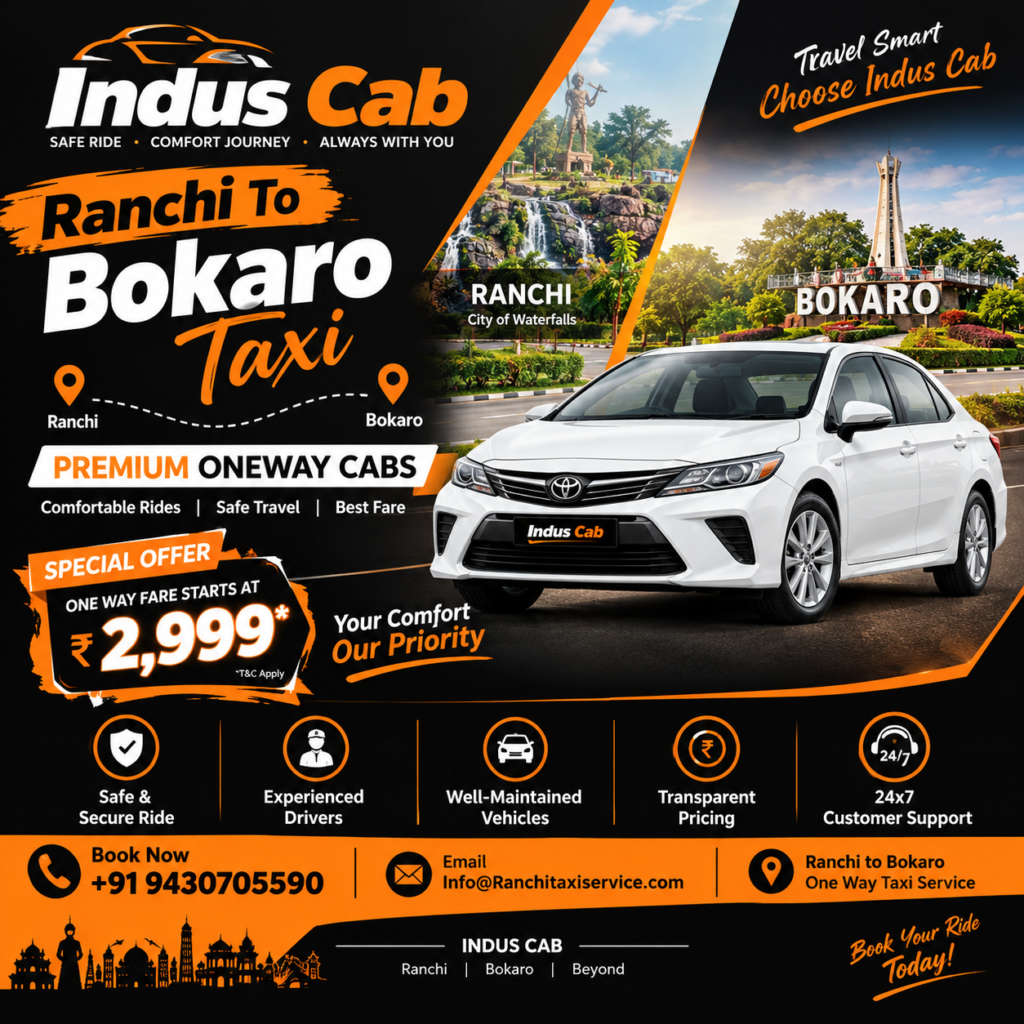 Ranchi To Bokaro Taxi