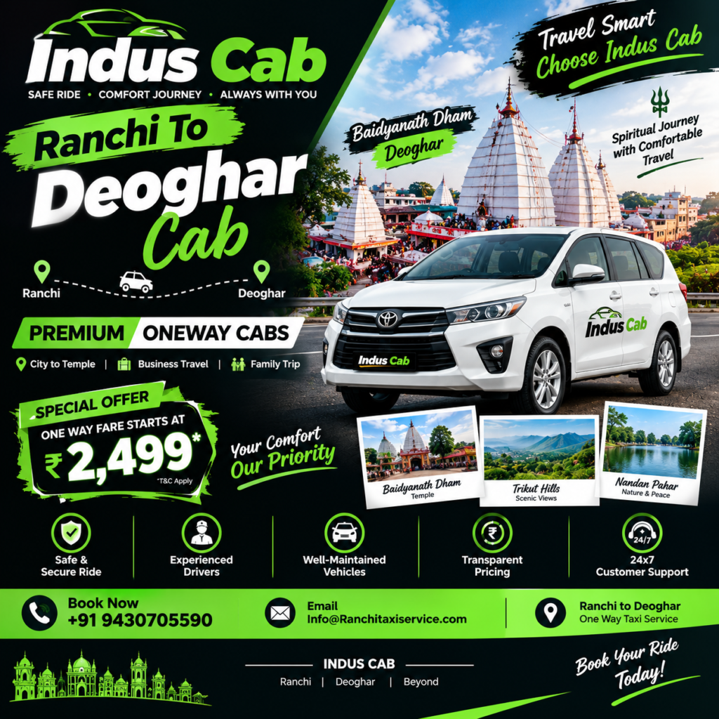 Ranchi To Deoghar Taxi 