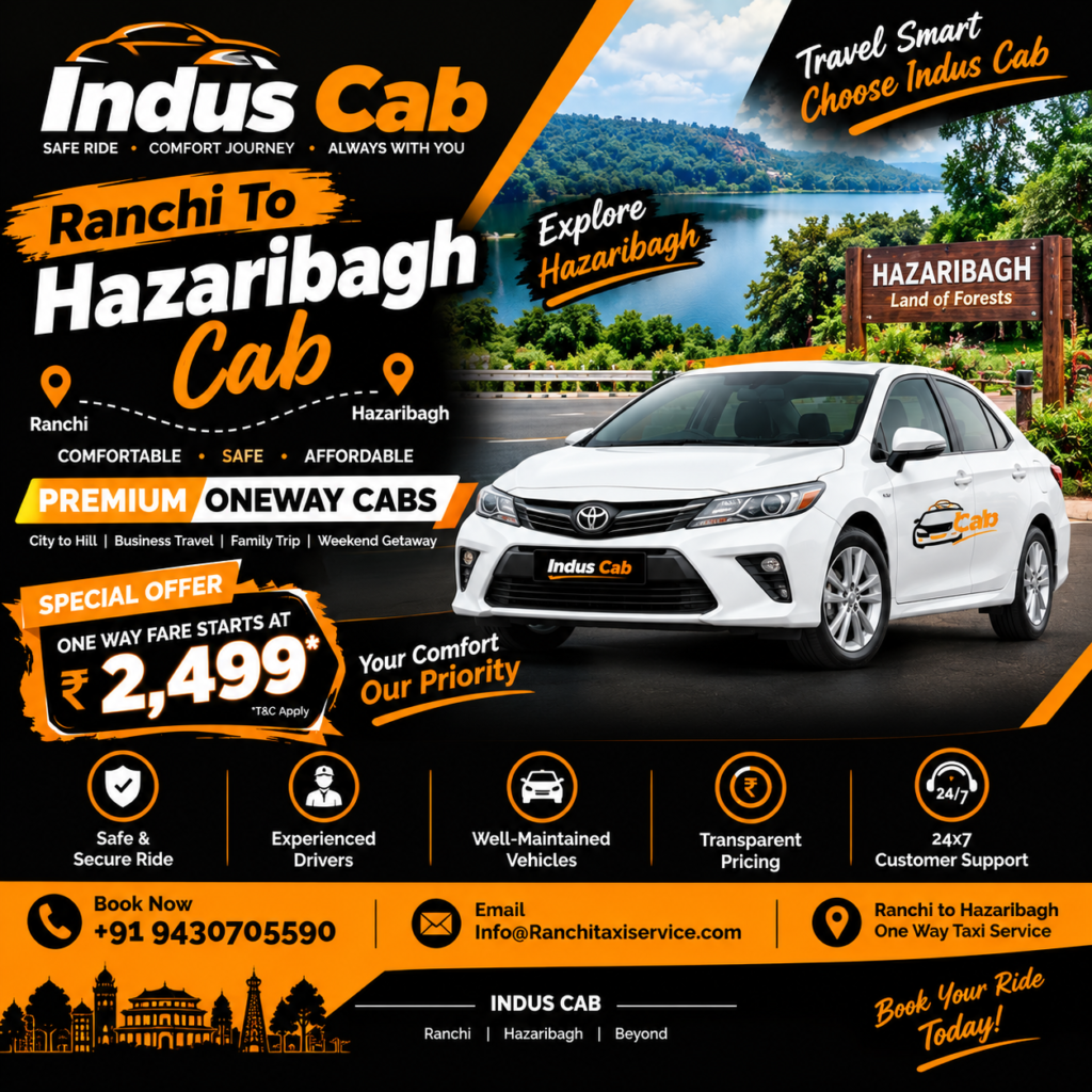 Ranchi To Hazaribagh Cab