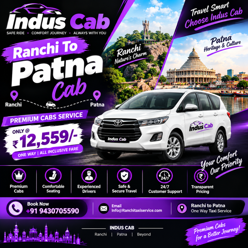 Ranchi To Patna Cab